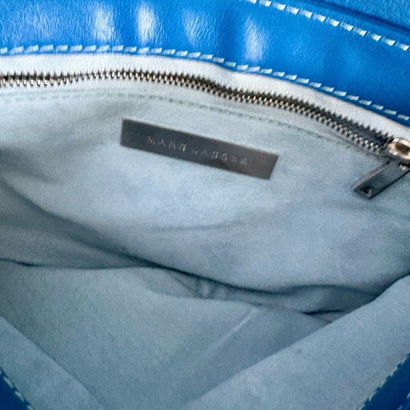 Marc Jacobs Blue Leather Shoulder Bag - Picture 5 of 10